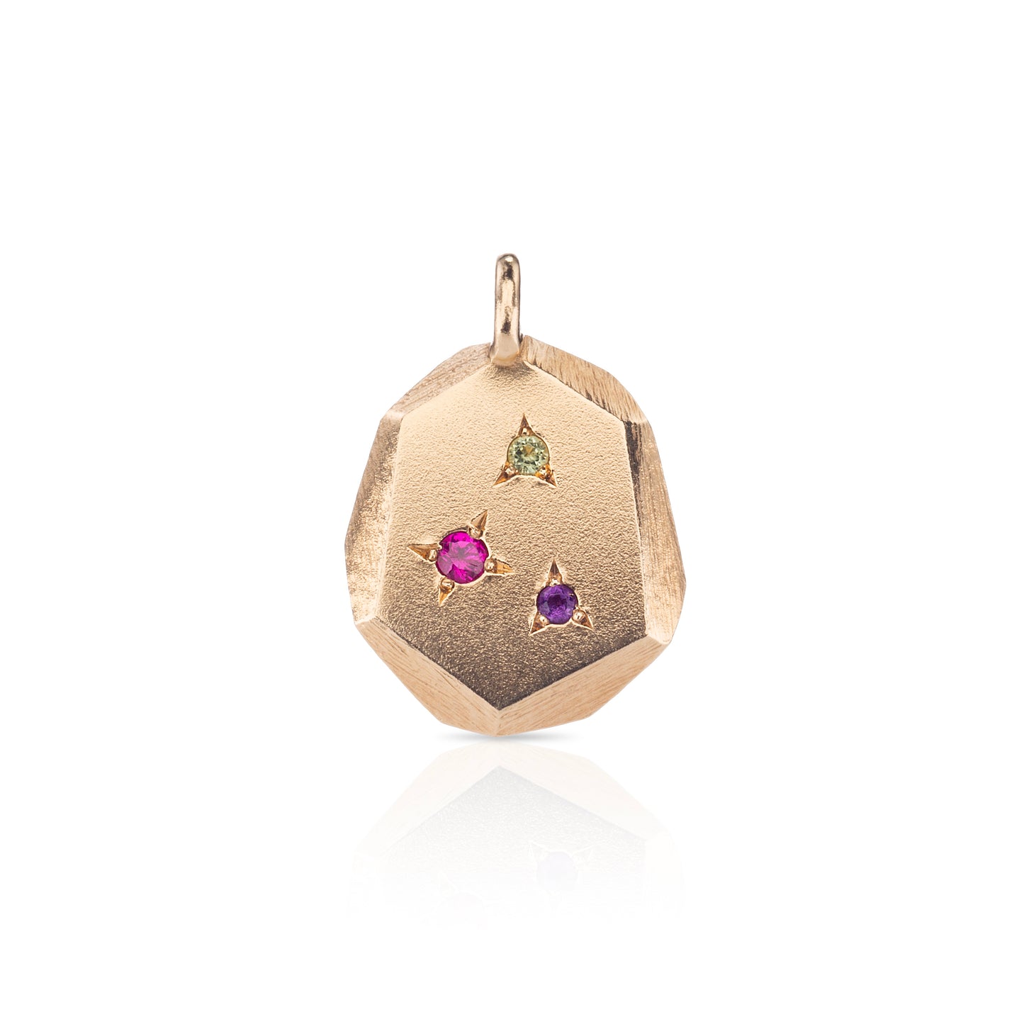 Faceted Tag Pendant