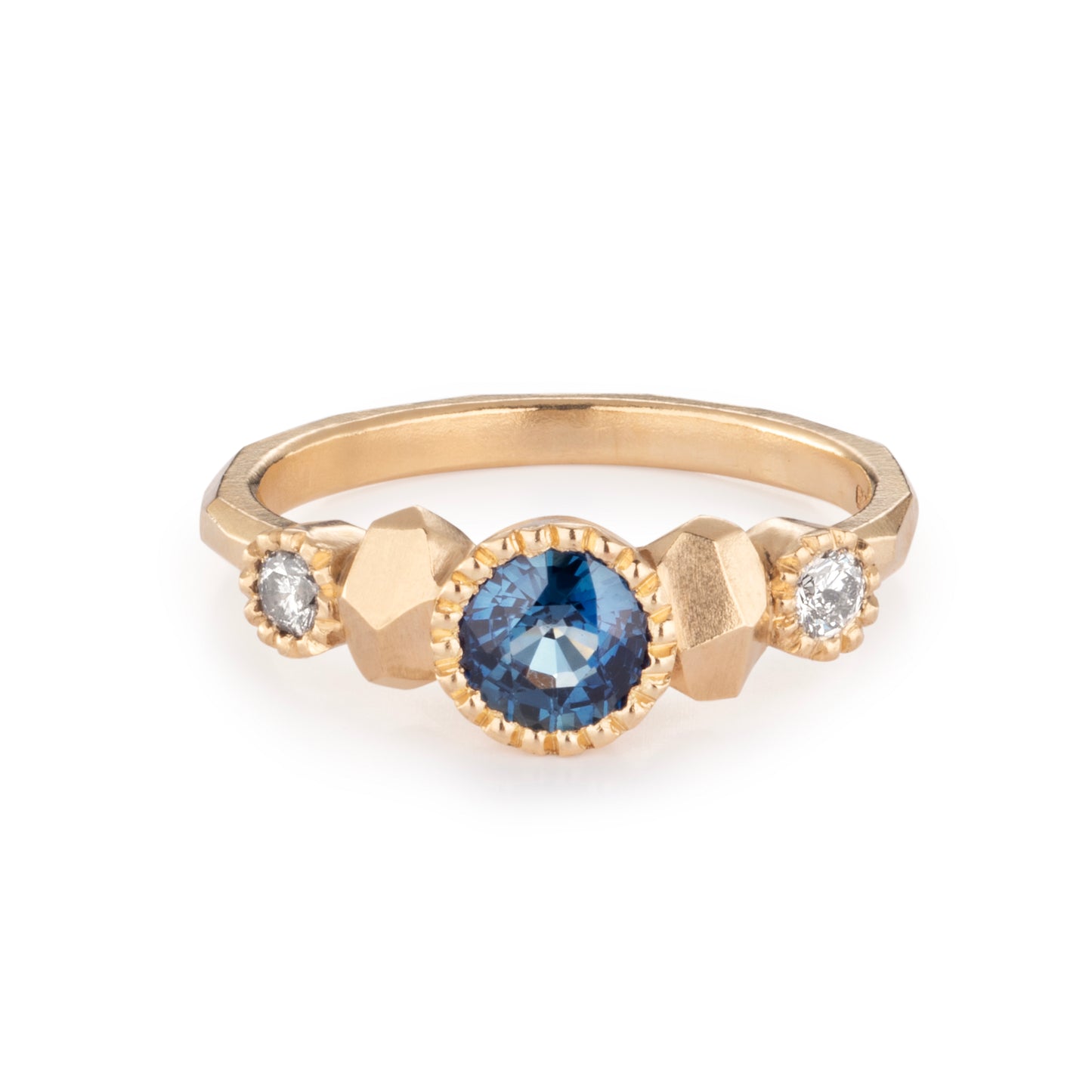 Gea Five Stone Ring - Blue Sapphire