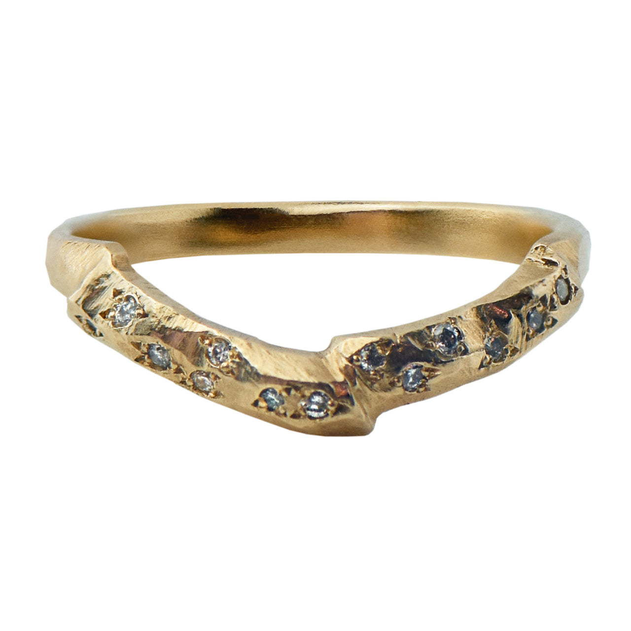 Andes 2.5mm Diamond Curved Band