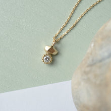 Gea Duo Necklace - 18ct Gold, Salt & Pepper Diamond
