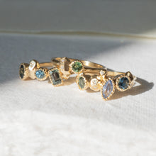 OOAK Gea Ring #2 - 9ct Gold & Sapphires