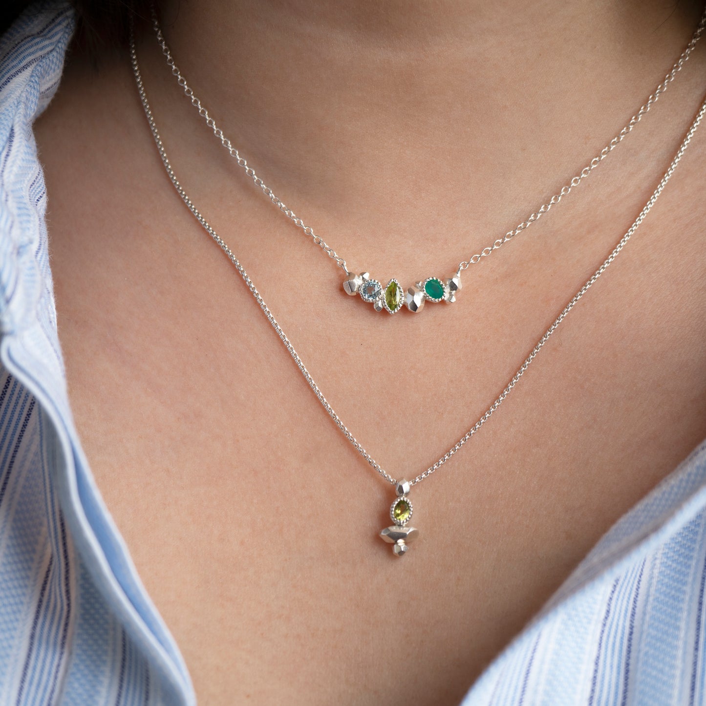 Gea Trio Necklace - Pond