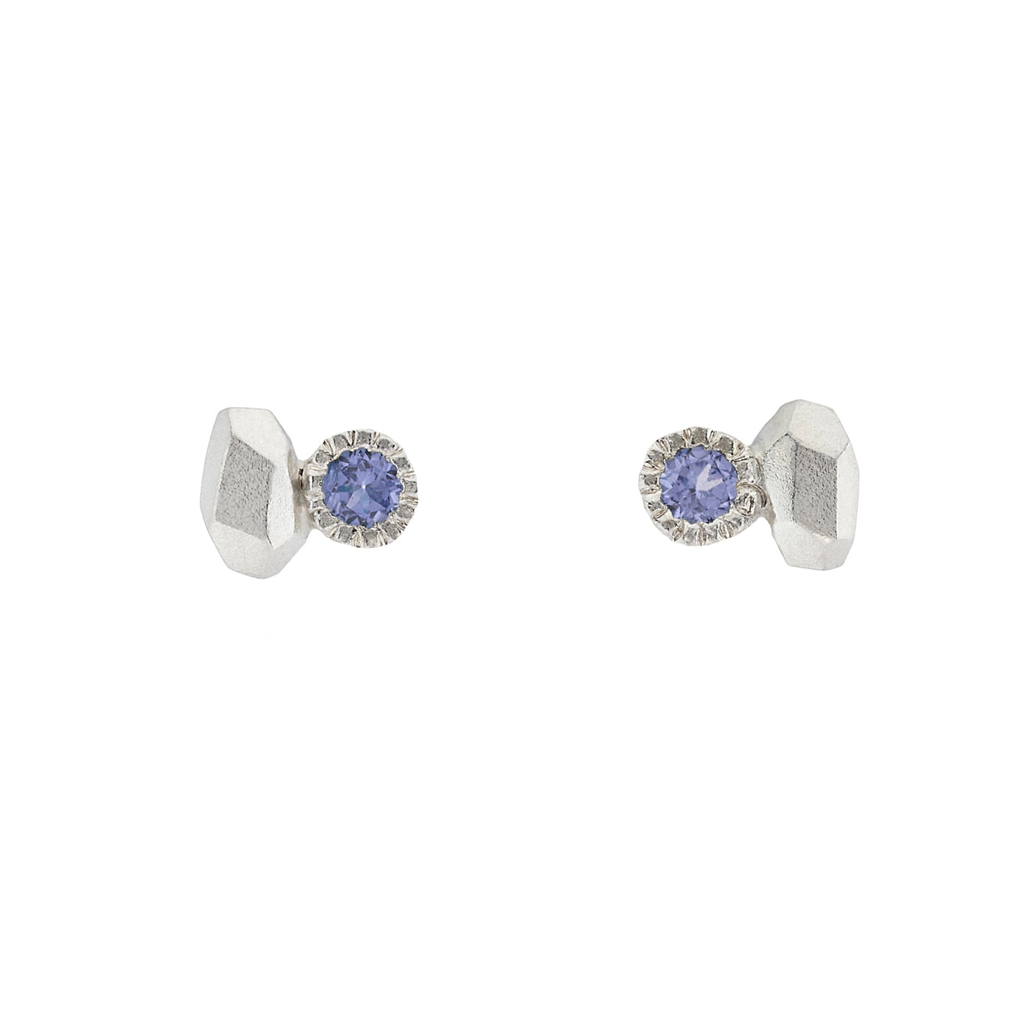 Gea Duo Studs - Tanzanite